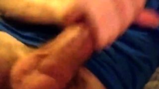 Jerking Off My Thick 20 Year Old Throbbing Cock