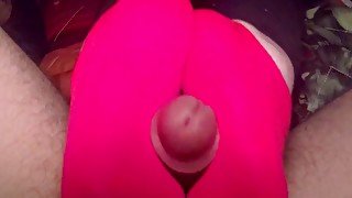 Hot pink footfuckin with slo-MO cum!