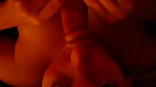 Feeding and banging my extremely skinny girlfriend on the POV clip