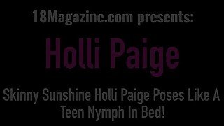 Young Blonde Holli Paige Trimmed Her Hairy Pussy In A Sexy Landing Strip