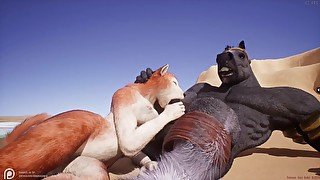 WildLife - Fox Fucking a Horseman