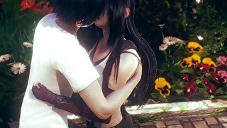 【エロゲーハニーセレクト2リビドー】FF7ティファ無理やり嫌がりエッチ！Hentai Game Honey Select 2 Final Fantasy 7 Tifa Lockhart