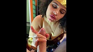 Xoco-Latina as Wonder Woman fucking sex 🦸‍♀️ Cosplay - Full at OnlyFans