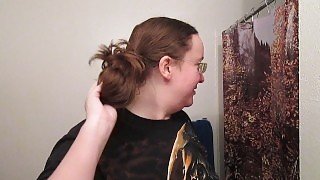 Creating a Side Bun with Long Curly Hair