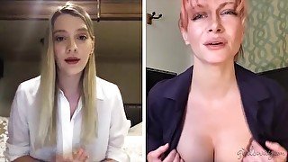 Two webcam models are jilling off beautiful pussies