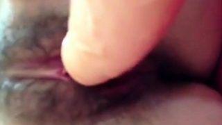 Closeup of girl orgasm