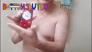 Slut showers with product placement