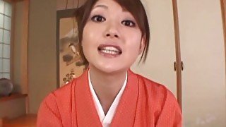 Smooth fucking on the bed with a trimmed pussy Japanese hottie