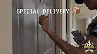 Mail Lady ItsBlacHarley makes a Special Delivery!