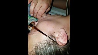 Nice little deep throat clip