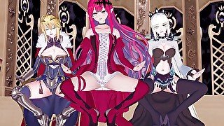 【KKVMD MMD】Girl's Day - Expectation アルトリア〔ランサー〕 妖精騎士トリスタン モルガン【FateGrand Order】