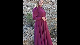 Full Screen FLDS Prairie Dress Nudity. Now I'm Ex-FLDS So I Masturbate and Change