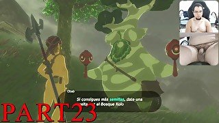 LA LEYENDA DE ZELDA ALIENTO SALVAJE EDICIÓN DESNUDA CÁMARA POLLA GAMEPLAY #23