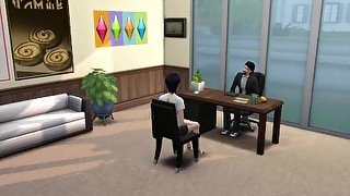 DDSims - New secretary fucked by coworkers - Sims 4