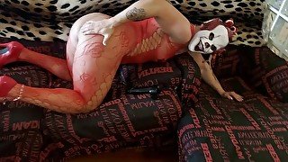 Horny and terrifying for you (Full video in Onlyfans and Manyvids)