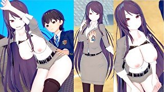 【エロゲーコイカツ！】VTuber 郡道美玲3DCG巨乳アニメ動画(バーチャルYoutuber)[Hentai Game Koikatsu! Gundo Mirei(Anime 3DCG Video)