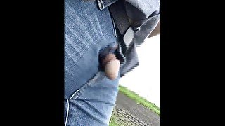 I tried to film masturbation outdoors, but I was too nervous to get an erection at all...#3