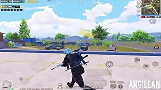 Landed on the roof of military base in pubg epic gameplay