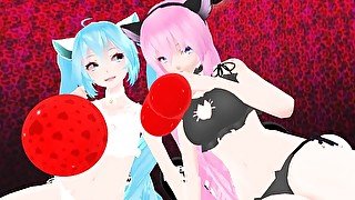 Imbapovi - Miku and Luka have nice Balloon's Time