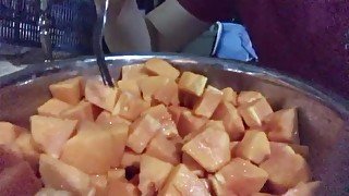 MUKBANG PAPAYA FRUIT