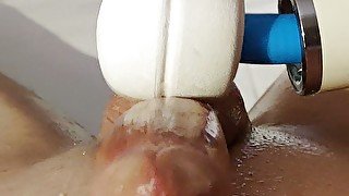 Hitachi wand milking so much pre cum out part 1 - Vegas life 486