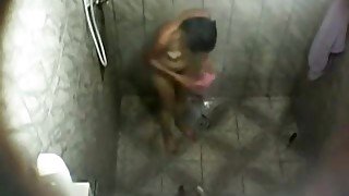 mexican Step mom in shower