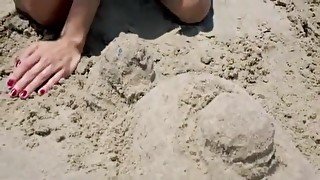 Exxxtrasmall teen 18+ picked up on beach