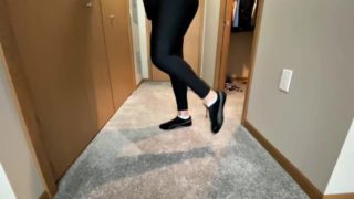 Sexy Socks Tease with Shoes