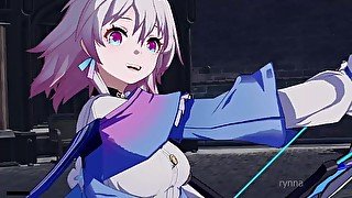 March 7th ryona - Honkai: Star Rail