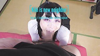 Kiki is your horny japanese new neighbor