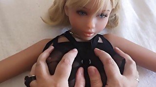 Fingering sex doll Crystal Piperdoll