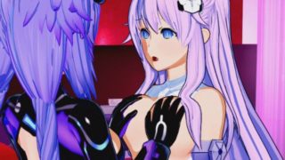 Hyperdimension Neptunia - Purple Heart X Purple Sister Yuri Hentai