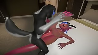 Finn getting himself some dragon pussy. Animated by: Jastrow_Illusions