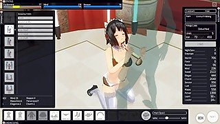 Custom Maid 3D 2: Second day with my first maid !