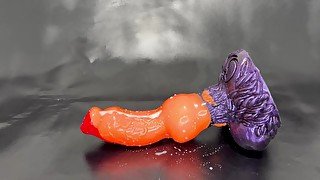 Halloween werewolf knot dildo review