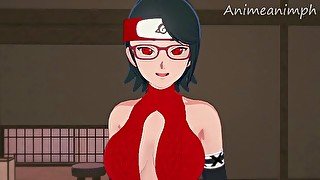 Fucking Sarada Uchiwa from Boruto: Naruto Next Generations Until Creampie - Anime hentai 3d