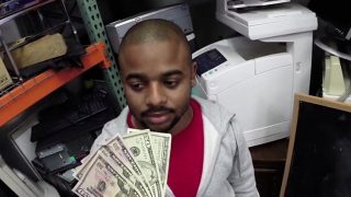 Black guy sells his bike at a pawn shop but sells more than