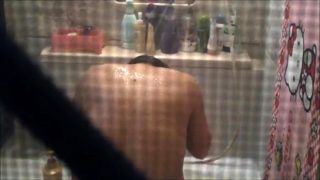 Shower bathroom asian voyeur