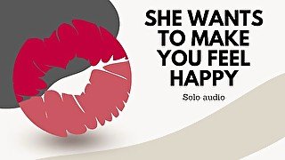 Your sweetheart wants to make you happy (xxx audio)