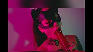 Mari Galore Sucked Lollipop Like Real Cock!Rough Sloppy Face Fuck, Deepthroat A Lot Of Saliva