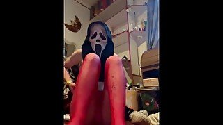 Ghostgirl plays with herself