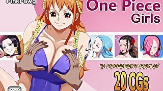 ONE PIECE - NICO ROBIN , NAMI , BOA HANCOCK HAVING FUN (UNCENSORED) /CUM INSIDE PUSSY / TITTY FUCK