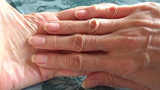 Only real natural fingernails in classic length