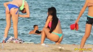 Voyeur Beach Hot Blue Bikini Thong Amateur Teen Video