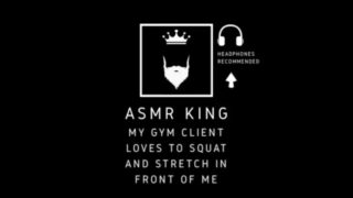 ASMR - Personal trainer fucks his client. For her, moaning/audio clip