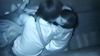 Voyeur tapes couples having sex in an alley compilation