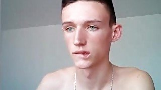 Serbian cute boy with big cock sexy round ass on cam