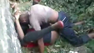 Ebony Teen Slut Gets Fucked In Nature