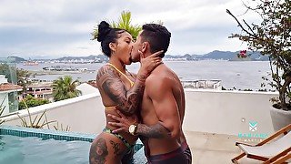 Fucked In Outdoor Jacuzzi In Brasil - Shh!! Watch Out For The Neighbors - Mariana Martix P1