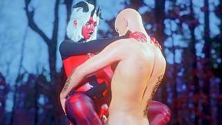 Possessed by a HUGE BOOBS succubus CREAMPIE in forest! [Massive Tits Creampie]